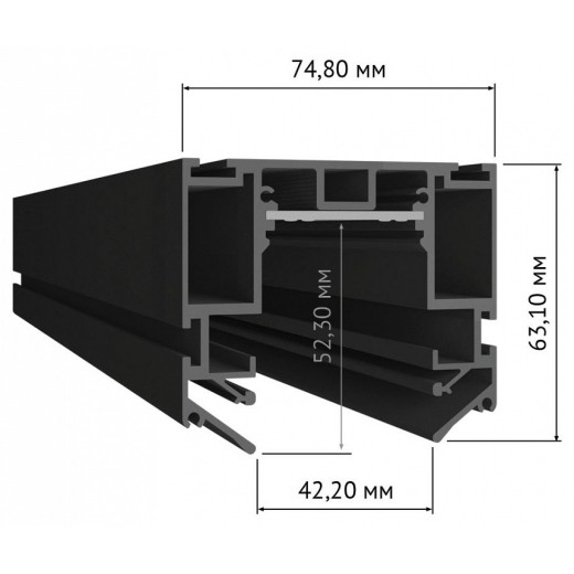 Трек встраиваемый DesignLed SY SY-601201-CL-2-WH