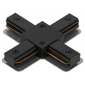 Токопровод X-образный центральный Эра  TR-1PA-СX-BK