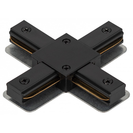 Токопровод X-образный центральный Эра  TR-1PA-СX-BK