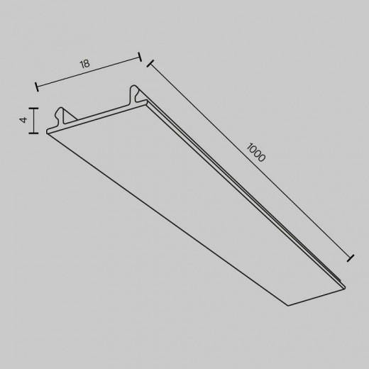 Вставка декоративная Maytoni Technical Accessories for tracks Unity TRA001DO-1W