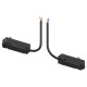 Токопровод концевой Denkirs SMART SLIM BASE TR2427-BK