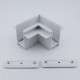 Соединитель угловой L-образный для треков встраиваемых Aployt Magnetic track 220 APL.0285.10.01