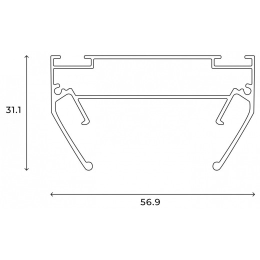 Профиль-держатель Hesby Lighting Skylite HSBL_0192