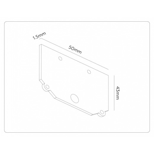 Заглушка для трека Ambrella Light TRACK SYSTEM GL1990