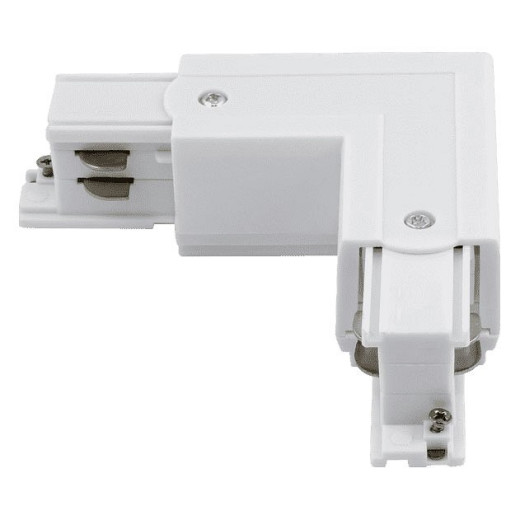 Соединитель угловой L-образный для треков DesignLed Трехфазные треки и аксессуары CN-3F-L-L-WH