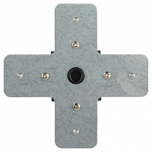 Токопровод X-образный центральный Эра  TR-1PA-СX-BK