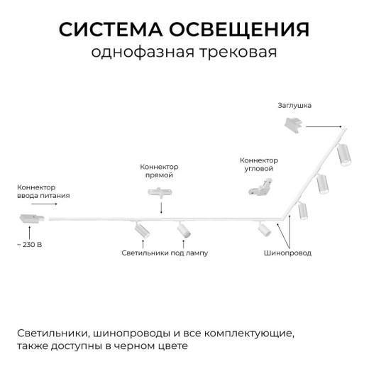 Соединитель линейный для треков Apeyron Electrics  09-181