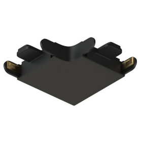 Соединитель угловой L-образный для треков накладных Denkirs AIR BASE TR5231-BK