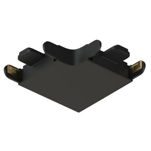 Соединитель угловой L-образный для треков накладных Denkirs AIR BASE TR5231-BK