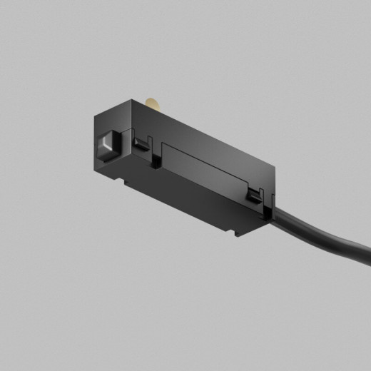 Токопровод концевой Denkirs SMART SLIM BASE TR2421-BK
