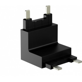 Соединитель угловой L-образный для треков накладных SWG PRO SLIM CN-SLIM-BL-TL