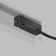 Токопровод концевой Denkirs SMART SLIM BASE TR2421-BK