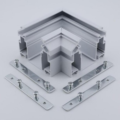 Соединитель угловой L-образный для треков встраиваемых Aployt Magnetic track 220 APL.0286.10.02