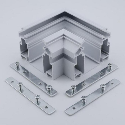 Соединитель угловой L-образный для треков встраиваемых Aployt Magnetic track 220 APL.0286.10.02