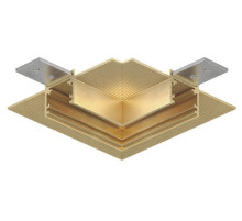 Соединитель угловой L-образный для треков встраиваемых Denkirs SHINE HIDE TR5705-SB