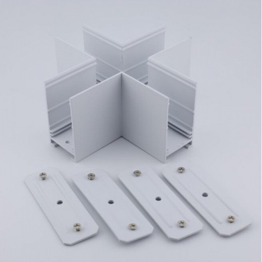 Соединитель X-образный для треков Aployt Magnetic track 220 APL.0283.10.04