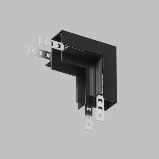 Соединитель угловой внутренний для треков Denkirs SMART 48V HIDE TR8546-BK