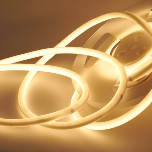 Комплект с лентой светодиодной Uniel ULS-N40-2835-120LED/m-16mm-IP68-DC24V-10W/m-5M-3000K NEON SET01 UL-00012843