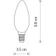 Лампа светодиодная Nowodvorski Bulb E14 6Вт 3000K 10589
