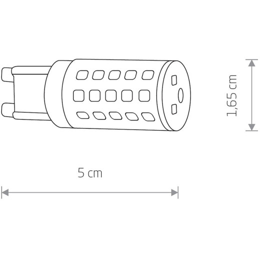 Лампа светодиодная Nowodvorski Bulb G9 4Вт 4000K 7504
