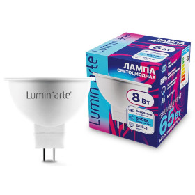 Лампа светодиодная Luminarte  GU5.3 8Вт 6500K LSTD-MR16-8W6KGU5.3