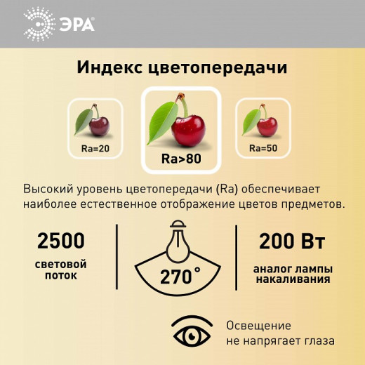 Лампа светодиодная Эра  E27 25Вт 4000K LED POWER T70-25W-4000-E27 R