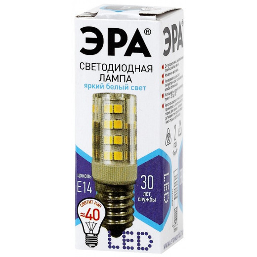 Лампа светодиодная Эра Стандарт E14 5Вт 4000K LED T25-5W-CORN-840-E14