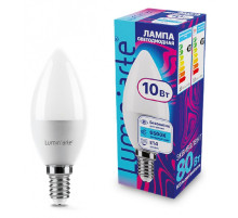 Лампа светодиодная Luminarte  E14 10Вт 6500K LSTD-C37-10W6KE14