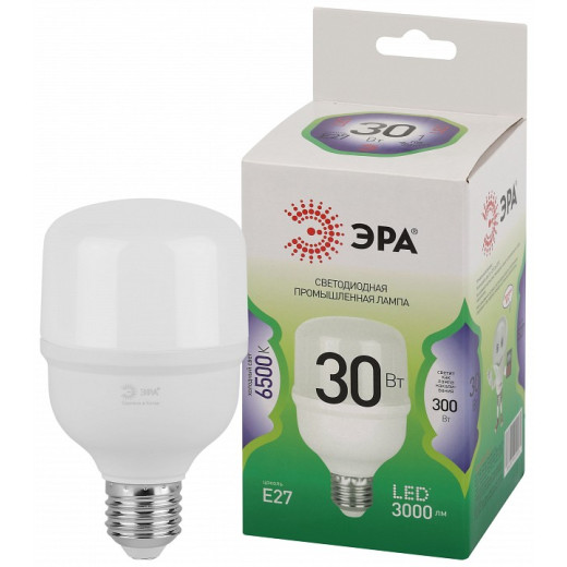 Лампа светодиодная Эра Green Line E27 30Вт 6500K LED POWER T70-30W-865-E27 GL