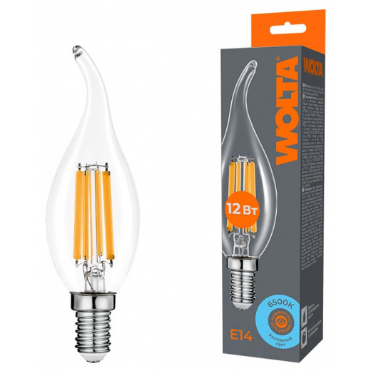Лампа светодиодная Wolta  E14 12Вт 6500K WF-CT35-12W6KE14