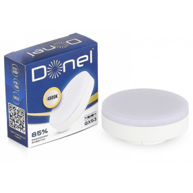 Лампа светодиодная Donel DN03 GX53 9Вт 4000K DN03007N9GX53Dim