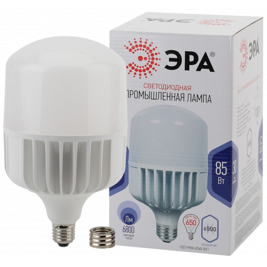 Лампа светодиодная Эра Стандарт E27/E40 85Вт 6500K LED POWER T140-85W-6500-E27/E40