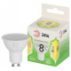 Лампа светодиодная Эра Green Line GU10 8Вт 3000K LED MR16-8W-830-GU10 GL