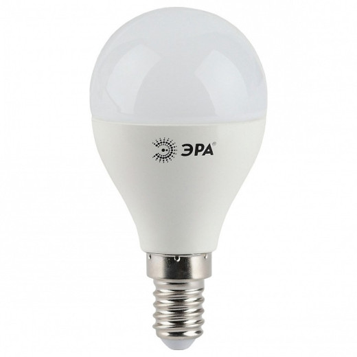 Лампа светодиодная Эра Стандарт E14 9Вт 2700K LED P45-9W-827-E14
