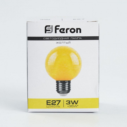 Лампа светодиодная Feron  E27 3Вт K 25904