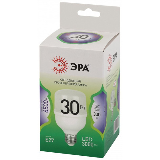 Лампа светодиодная Эра Green Line E27 30Вт 6500K LED POWER T70-30W-865-E27 GL