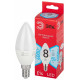 Лампа светодиодная Эра  E14 8Вт 4000K LED B35-8W-840-E14 R