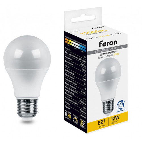 Лампа светодиодная Feron LB-931 E27 12Вт 2700K 51052