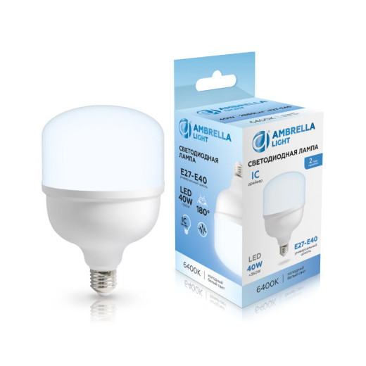 Лампа светодиодная Ambrella Light E27-E40 E27, E40 40Вт 6400K 1204006