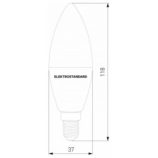 Лампа светодиодная с управлением через Wi-Fi Elektrostandard Умная лампа Свеча BLE2779