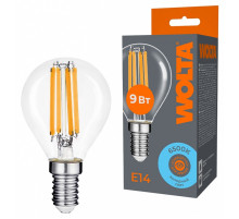 Лампа светодиодная Wolta  E14 9Вт 6500K WF-G45-9W6KE14