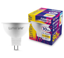 Лампа светодиодная Luminarte  GU5.3 10Вт 3000K LSTD-MR16-10W3KGU5.3