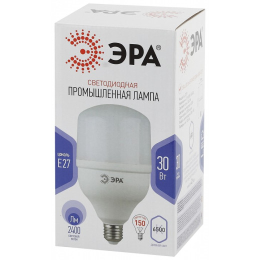 Лампа светодиодная Эра Стандарт E27 30Вт 6500K LED POWER T100-30W-6500-E27