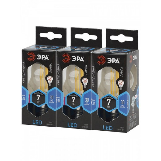 Лампа светодиодная Эра F-LED E14 7Вт 4000K F-LED P45-7W-840-E14