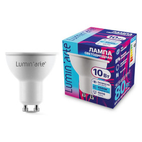 Лампа светодиодная Luminarte  GU10 10Вт 6500K LSTD-PAR16-10W6KGU10