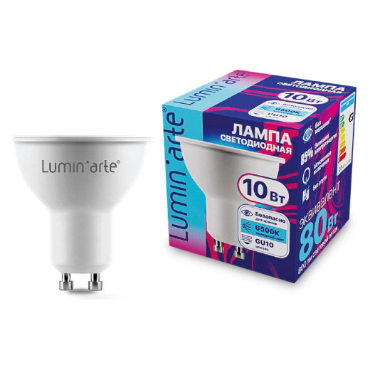 Лампа светодиодная Luminarte  GU10 10Вт 6500K LSTD-PAR16-10W6KGU10