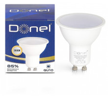 Лампа светодиодная Donel DN03 GU10 7Вт 3000K DN03002W7GU10Dim