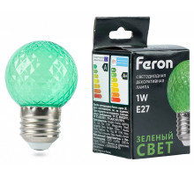Лампа светодиодная Feron  E27 1Вт K 52163