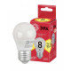 Лампа светодиодная Эра  E27 8Вт 2700K ECO LED P45-8W-827-E27 R