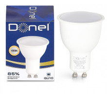 Лампа светодиодная Donel DN03 GU10 9Вт 4000K DN03004N9GU10Dim
